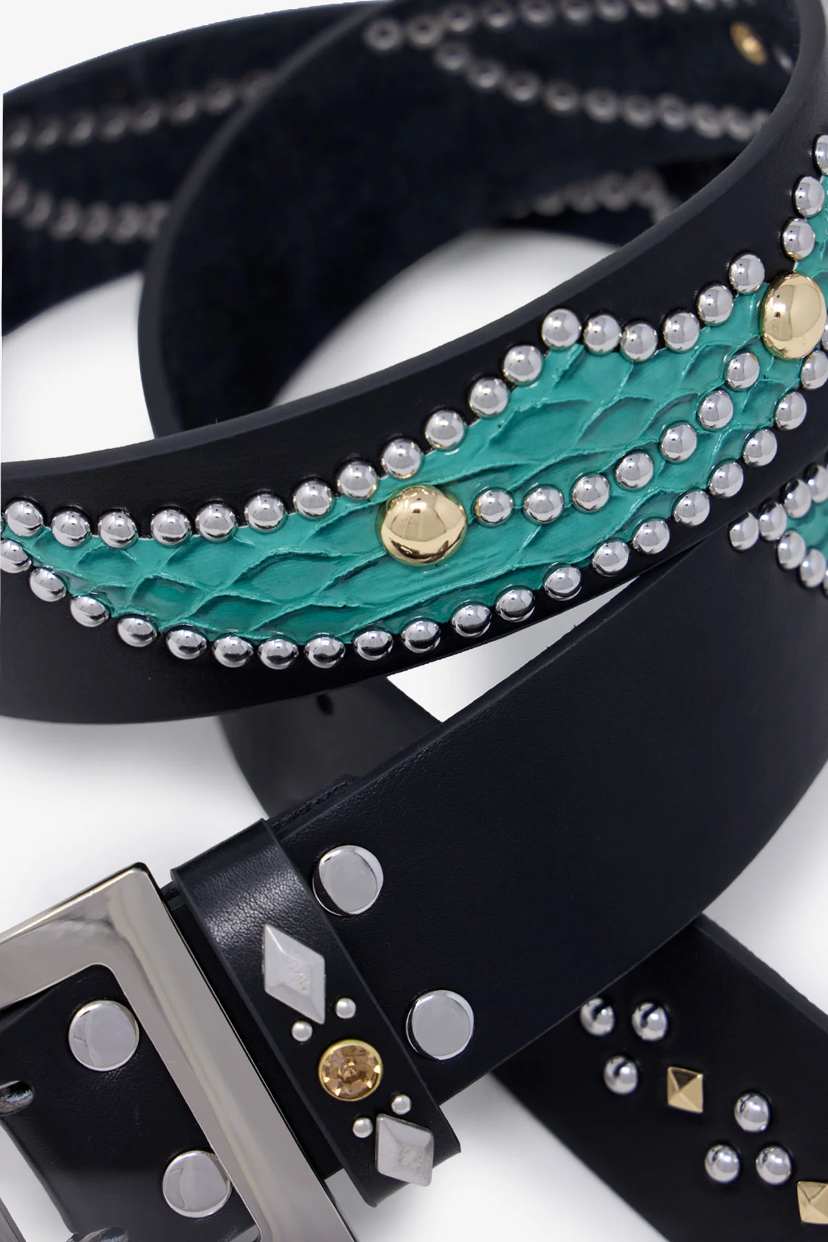 Vintage Python Belt - Black - Image 3