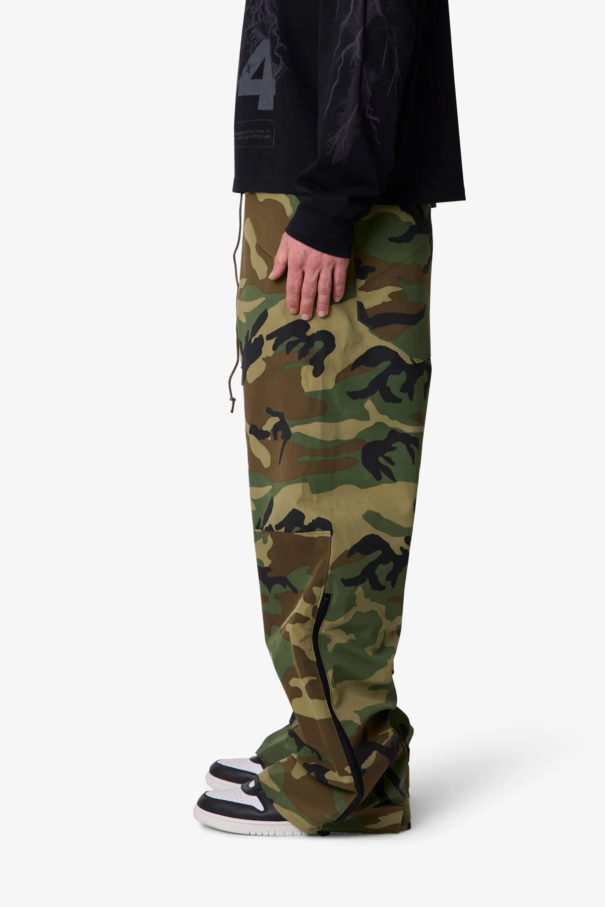 Baggy Military Pants - Camo - Image 4