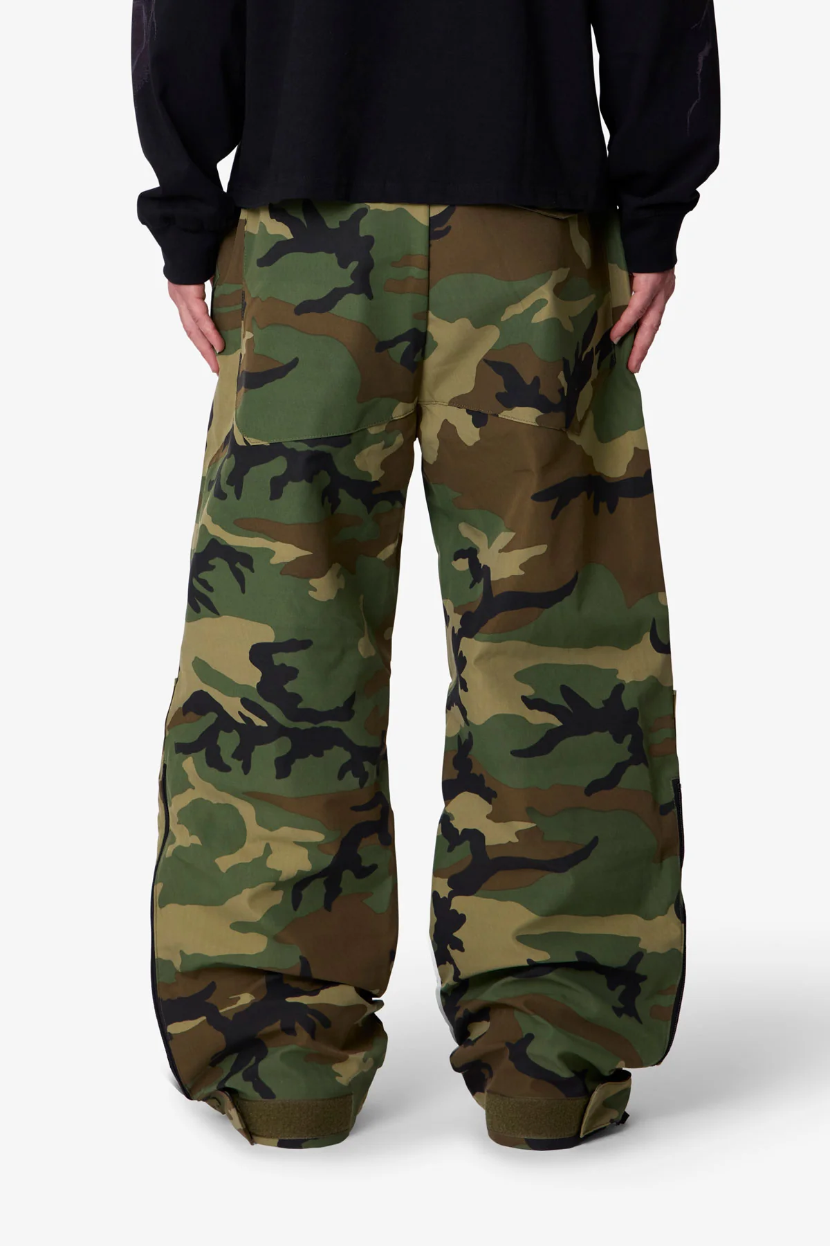 Baggy Military Pants - Camo - Image 5
