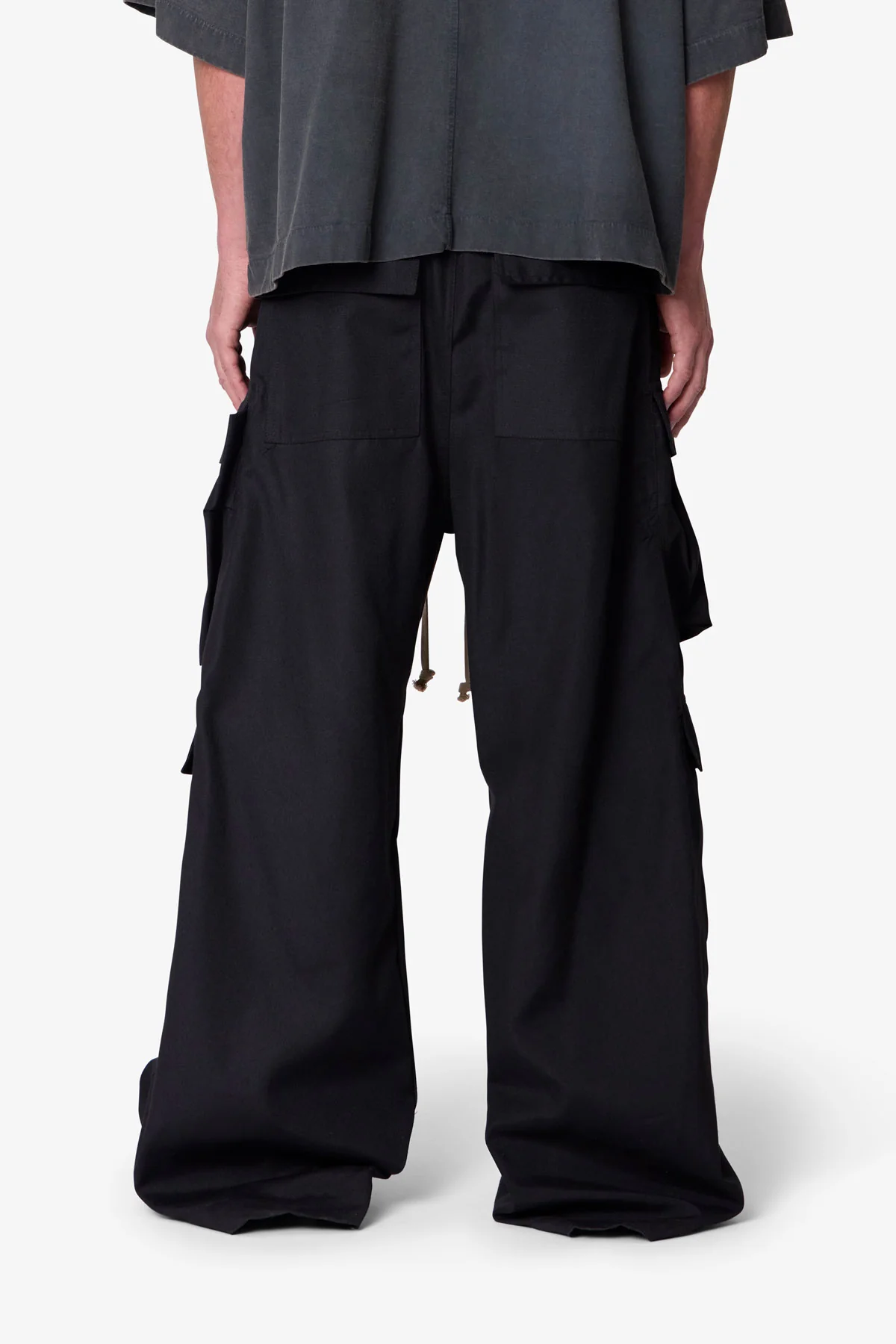Rave Double Cargo Pants - Black - Image 5