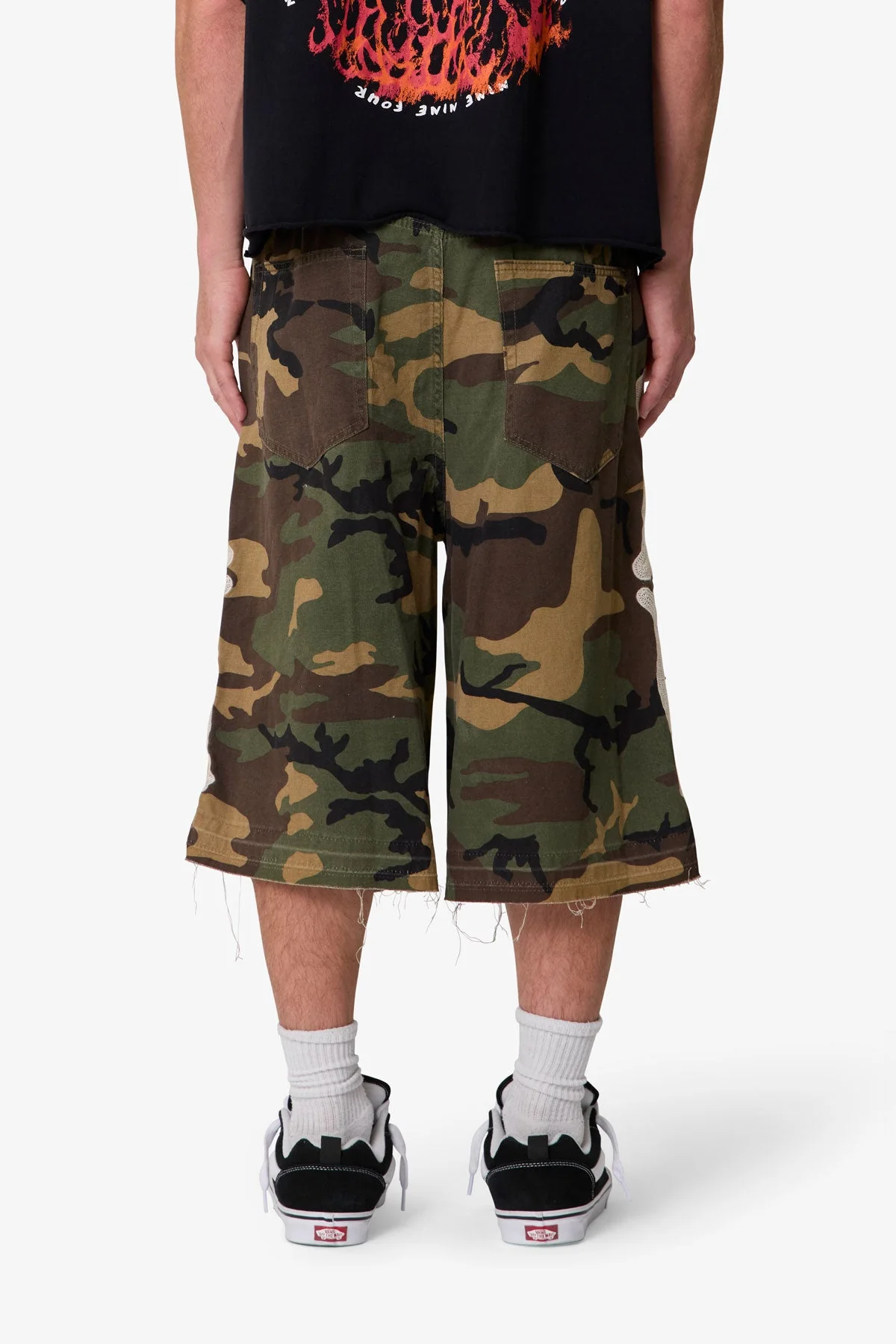 Ultra Baggy Bone Shorts - Camo - Image 5