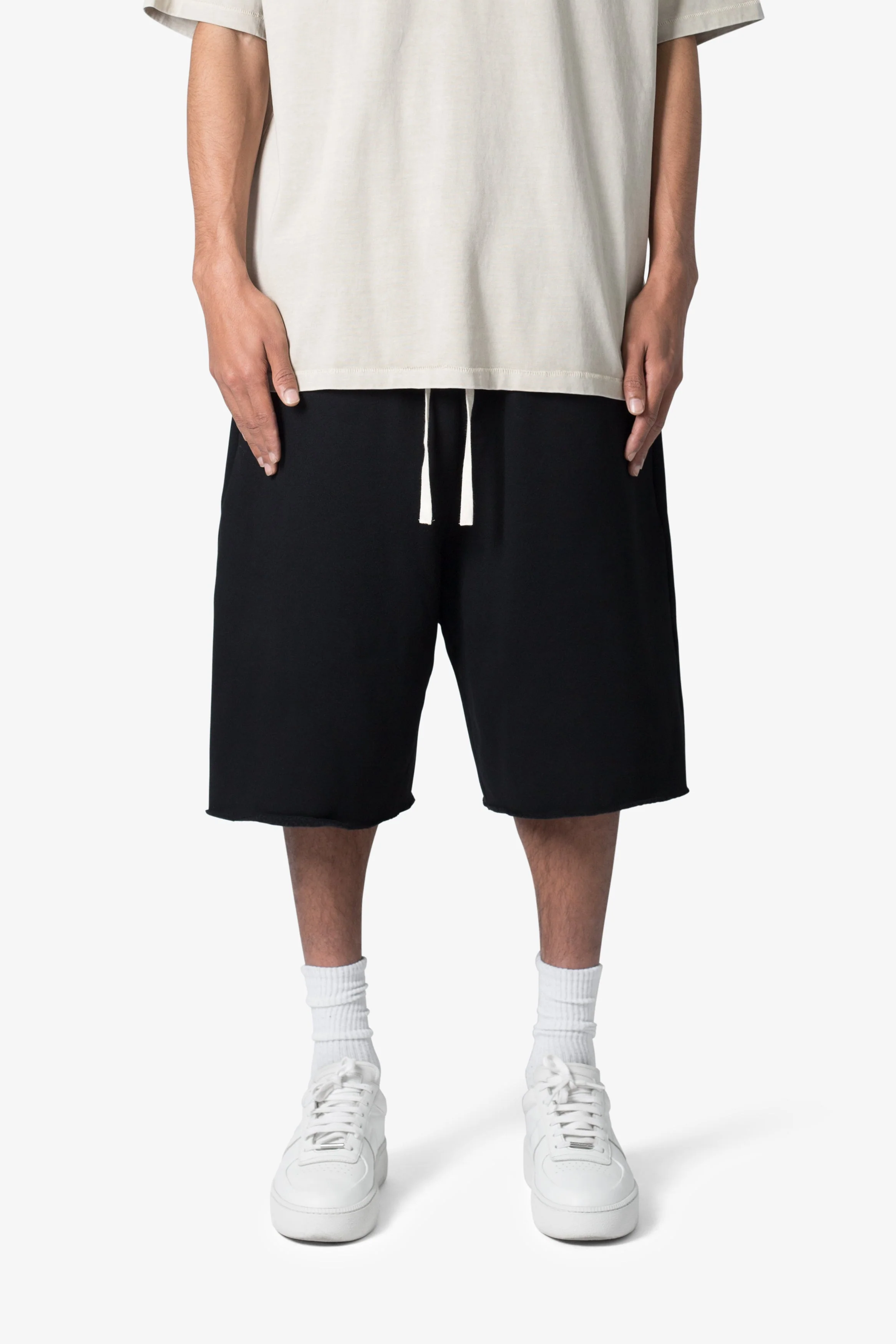 Ultra Baggy Sweatshorts - Black - Image 2