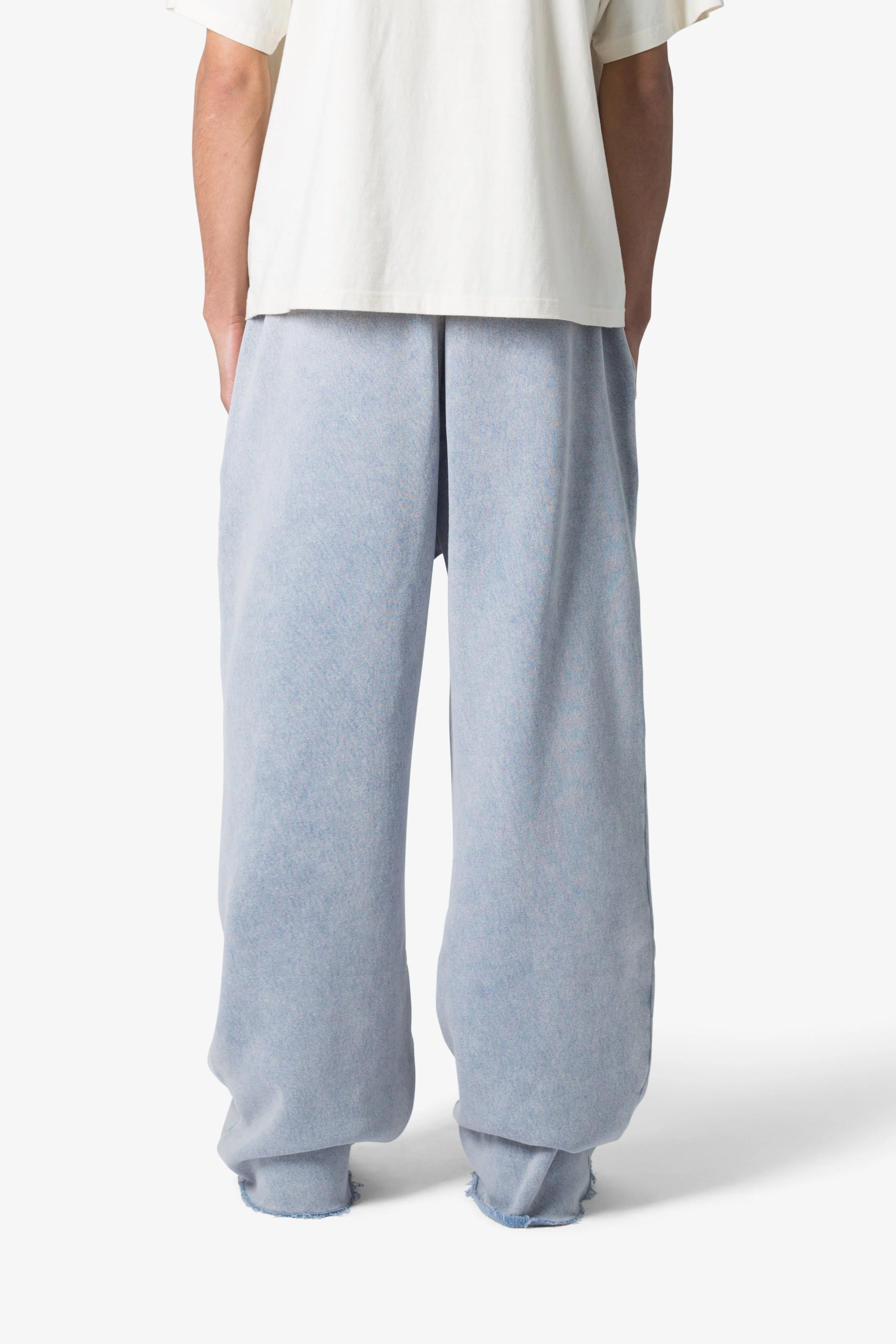 Washed Ultra Baggy Sweatpants - Washed Light Blue - Image 5