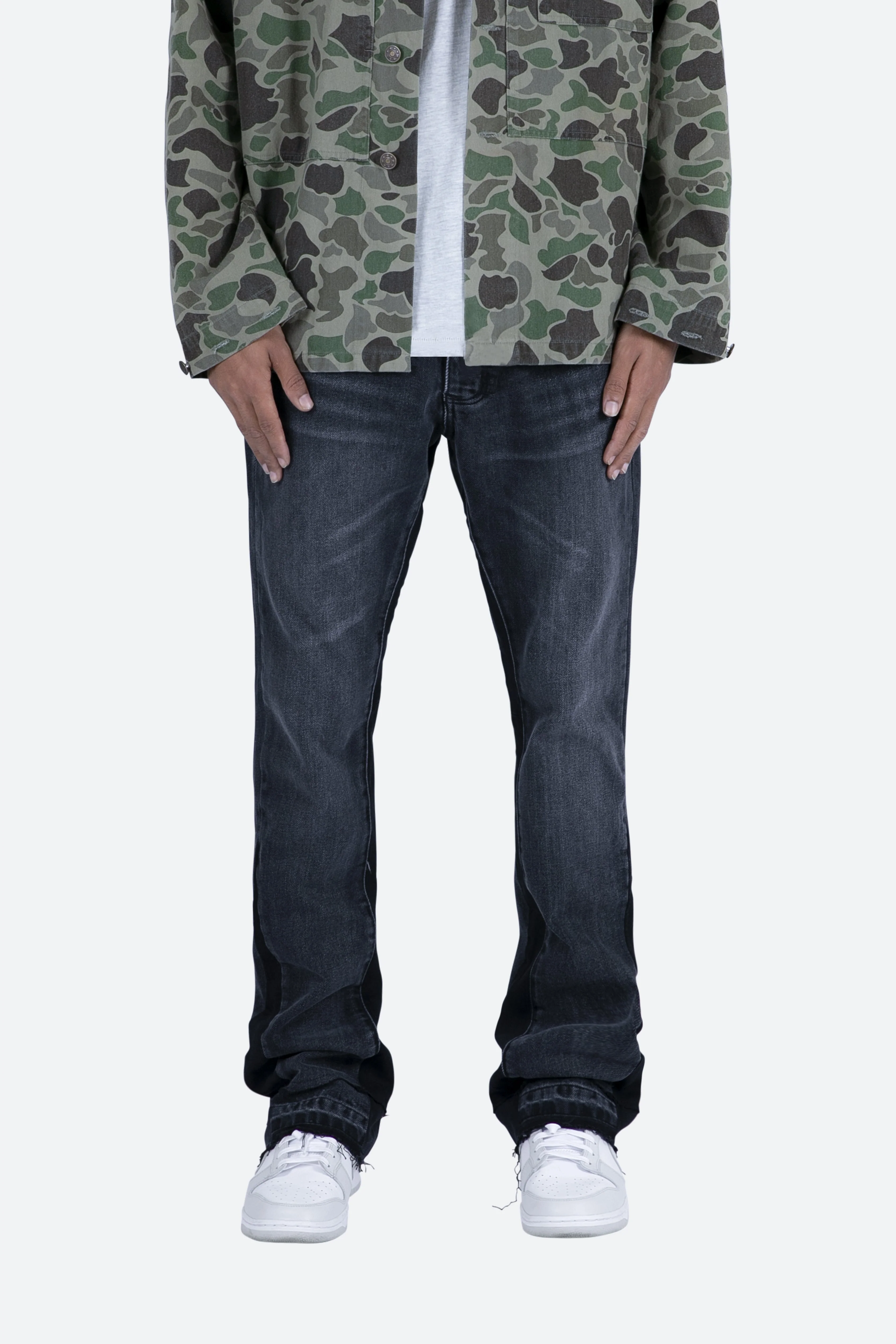 B119 Flare Denim - Black - Image 2