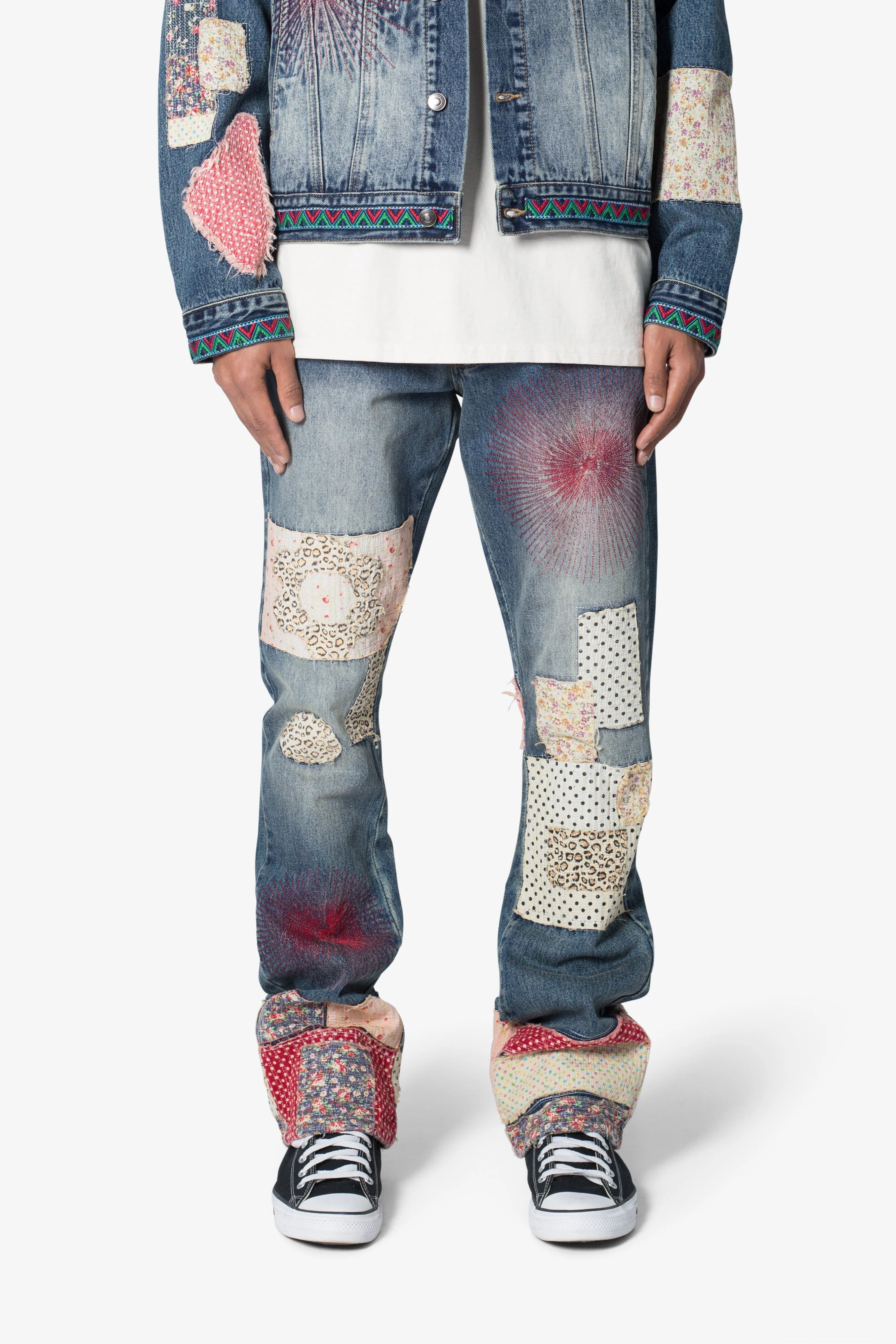 B387 Rugged Flare Denim - Multi - Image 2