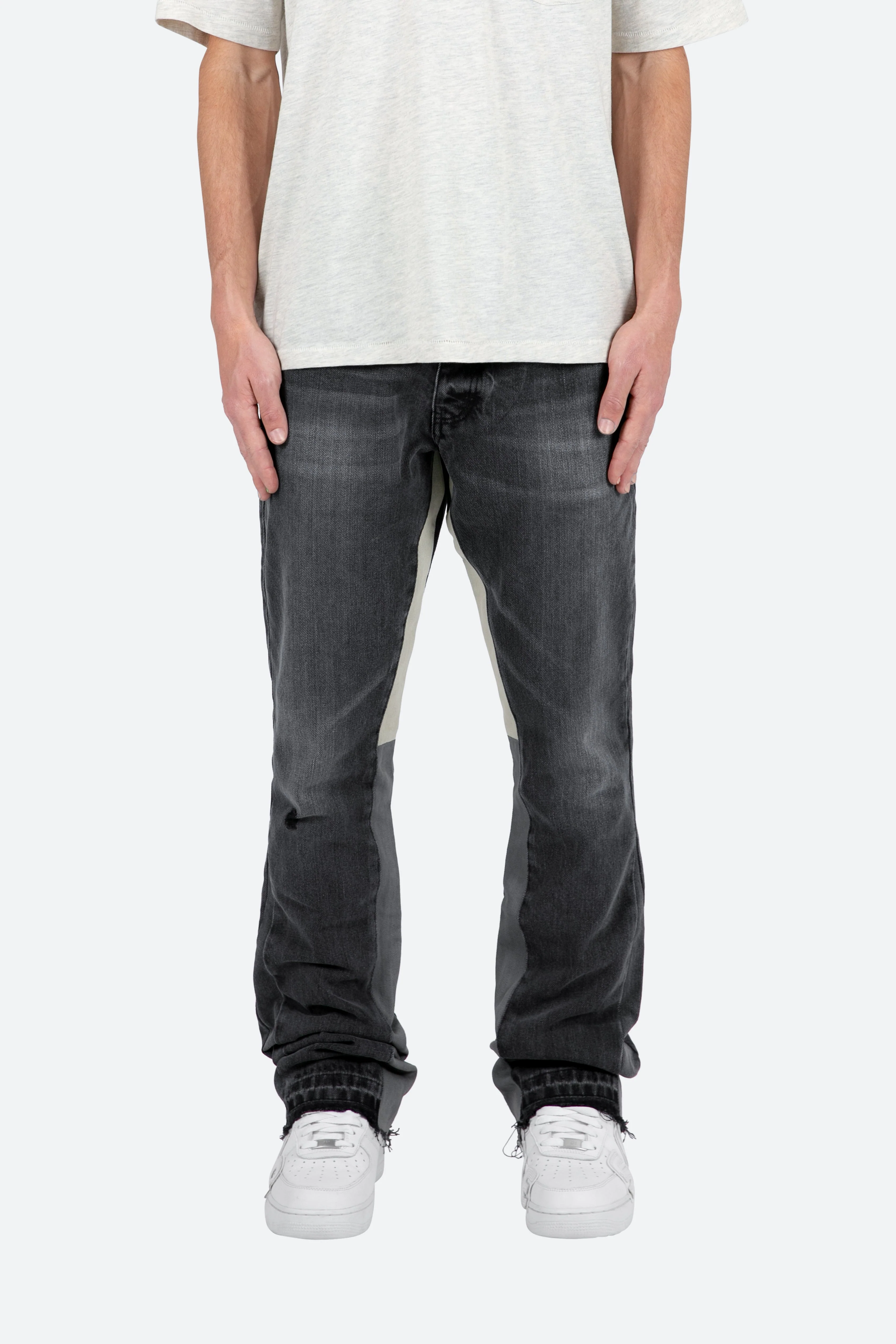 B476 Flare Denim - Black - Image 3