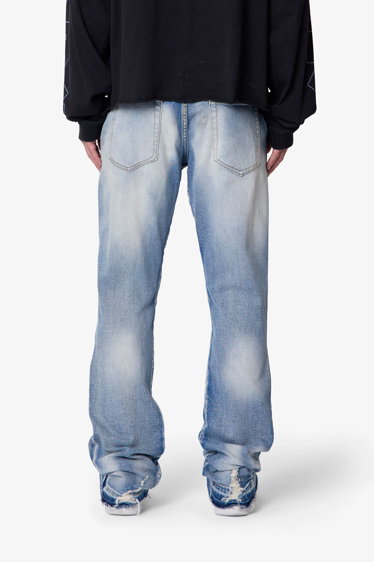 B484 Flare Denim - Blue - Image 5