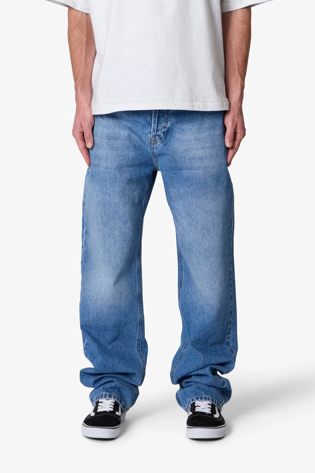 Baggy Denim - Washed Blue - Image 2
