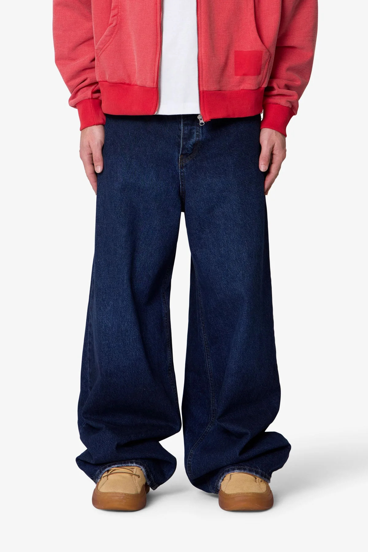 Baggy Rave Denim - Washed Dark Blue - Image 2