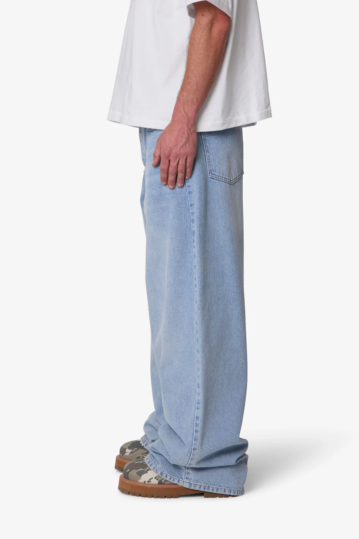 Baggy Washed Rave Denim - Washed Blue - Image 4