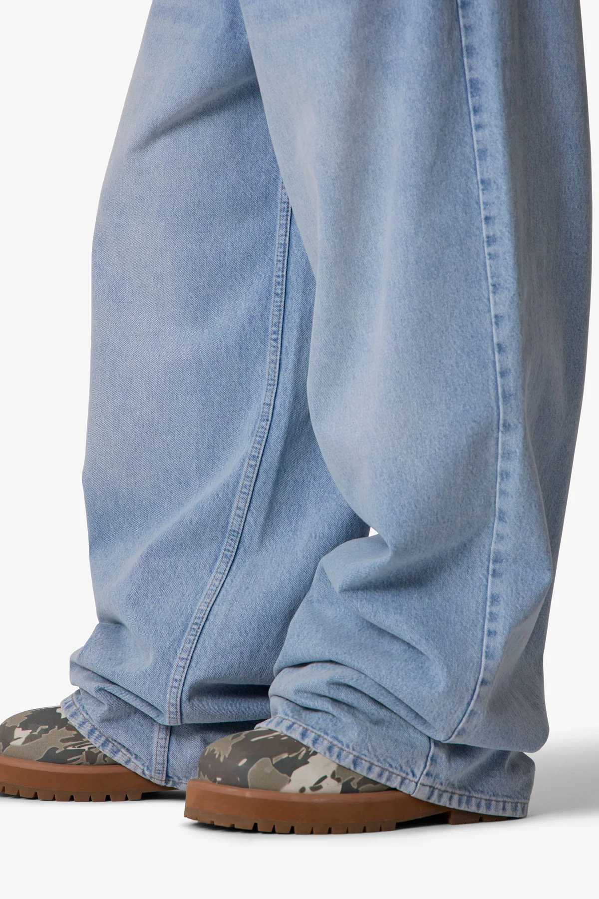 Baggy Washed Rave Denim - Washed Blue - Image 7