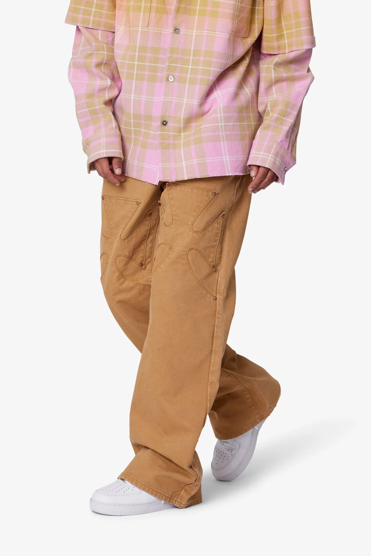 Iron Cross Denim - Tan - Image 6