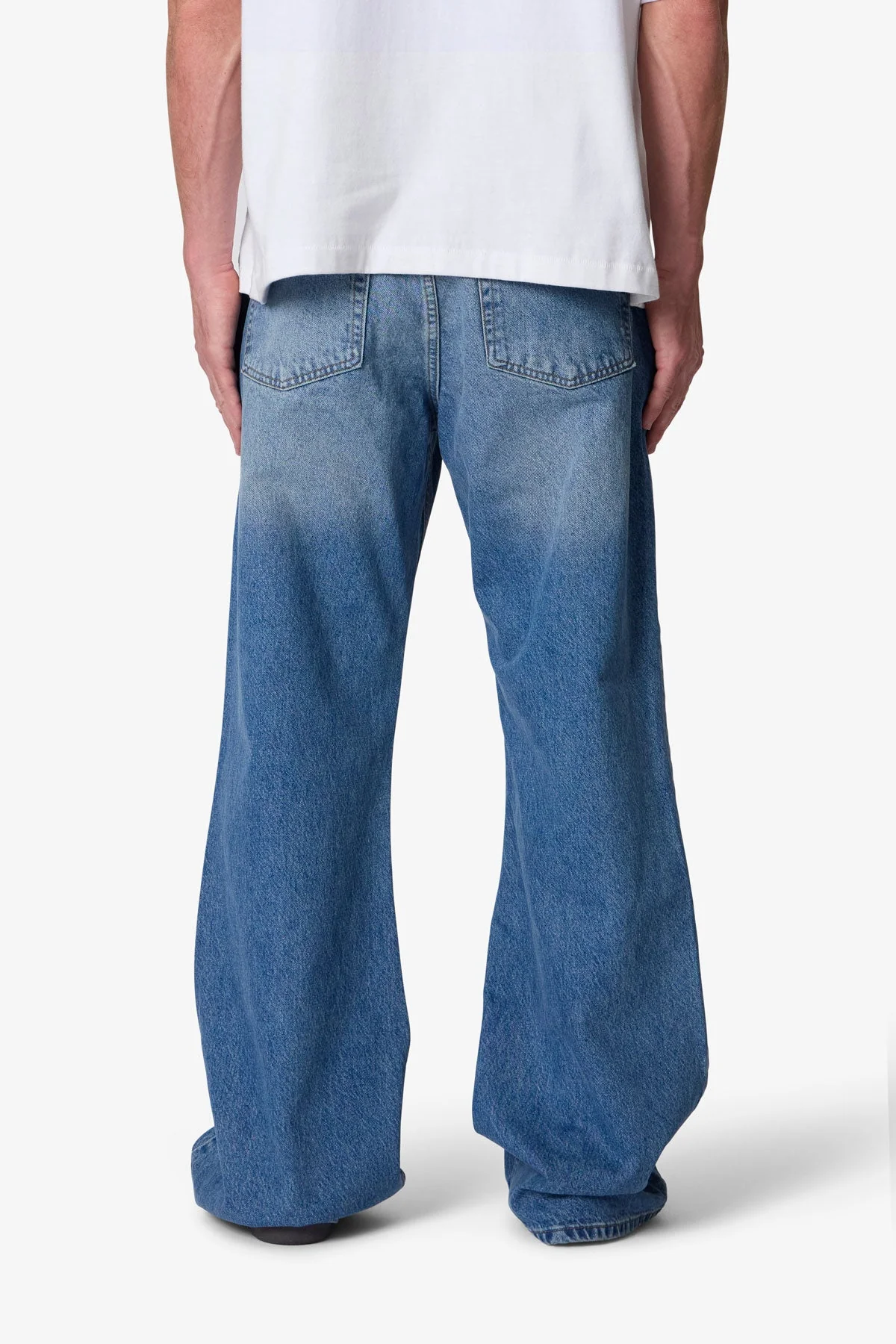 Kick Flare Denim - Washed Blue - Image 5