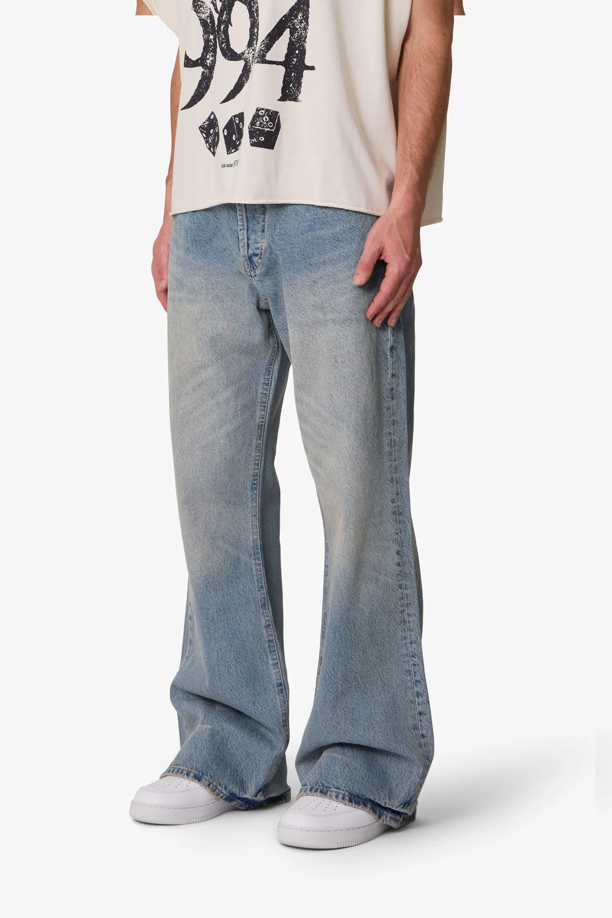 Kick Flare Denim - Western Blue - Image 3