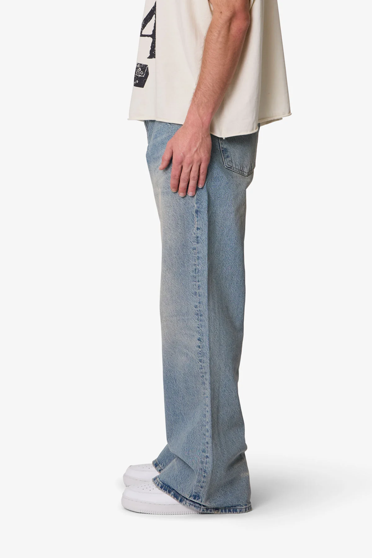 Kick Flare Denim - Western Blue - Image 4