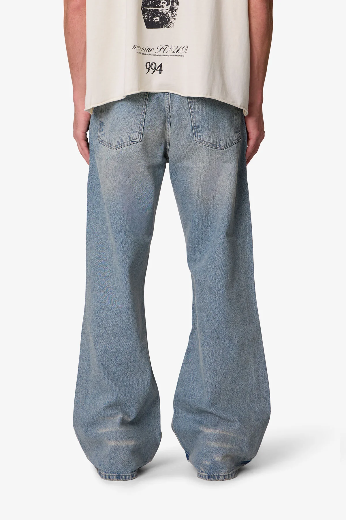 Kick Flare Denim - Western Blue - Image 5