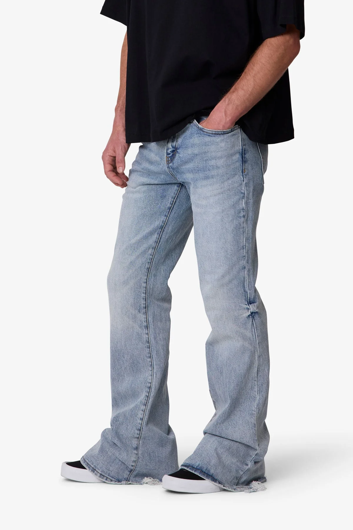 Super Flare Denim - Light Blue - Image 6