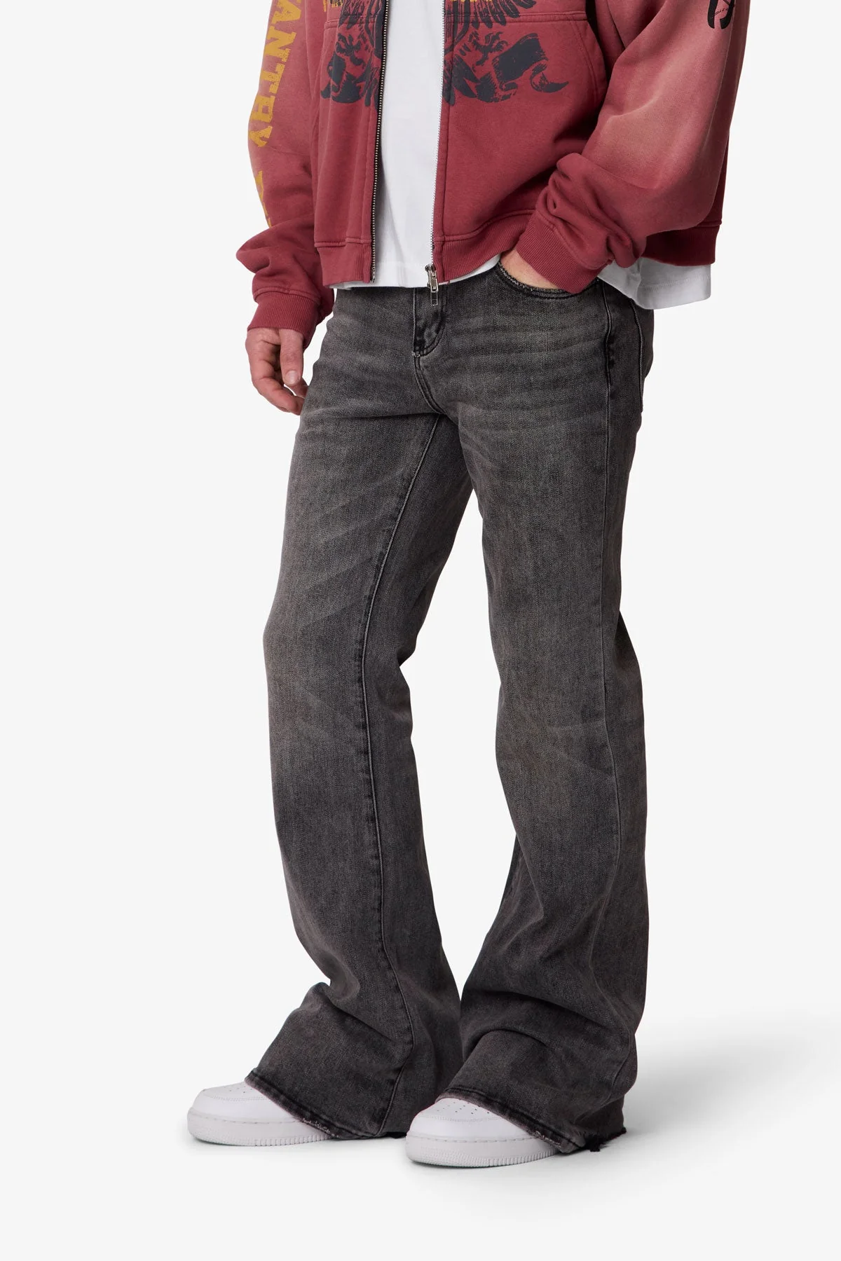 Super Flare Denim - Vintage Black - Image 6