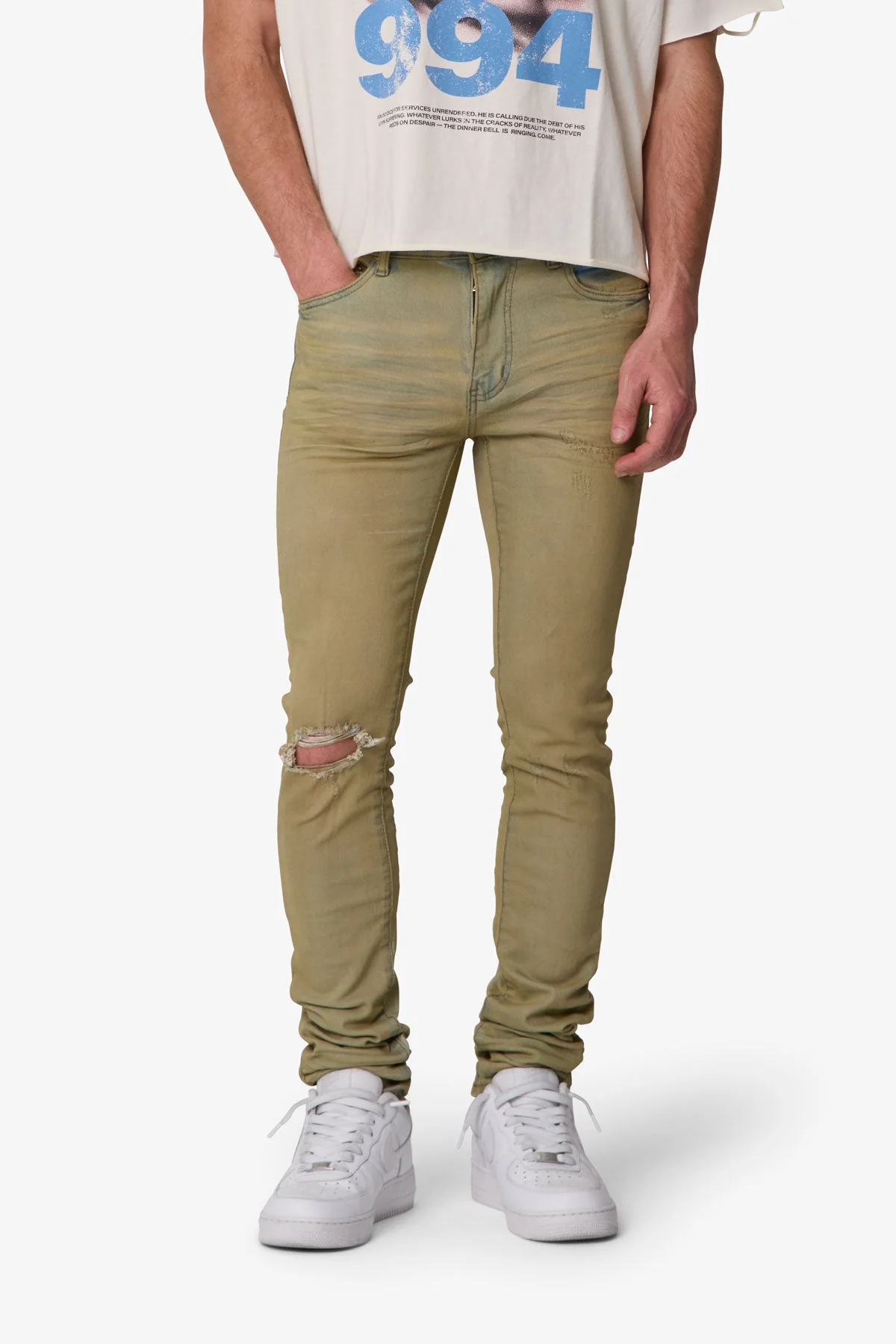X511 Skinny Denim - Blue - Image 6
