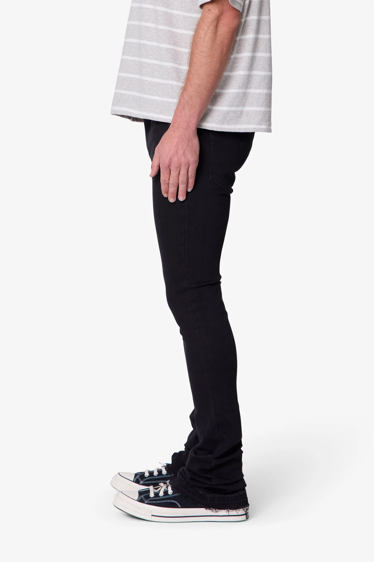 X514 Skinny Stacked Denim - Black - Image 4
