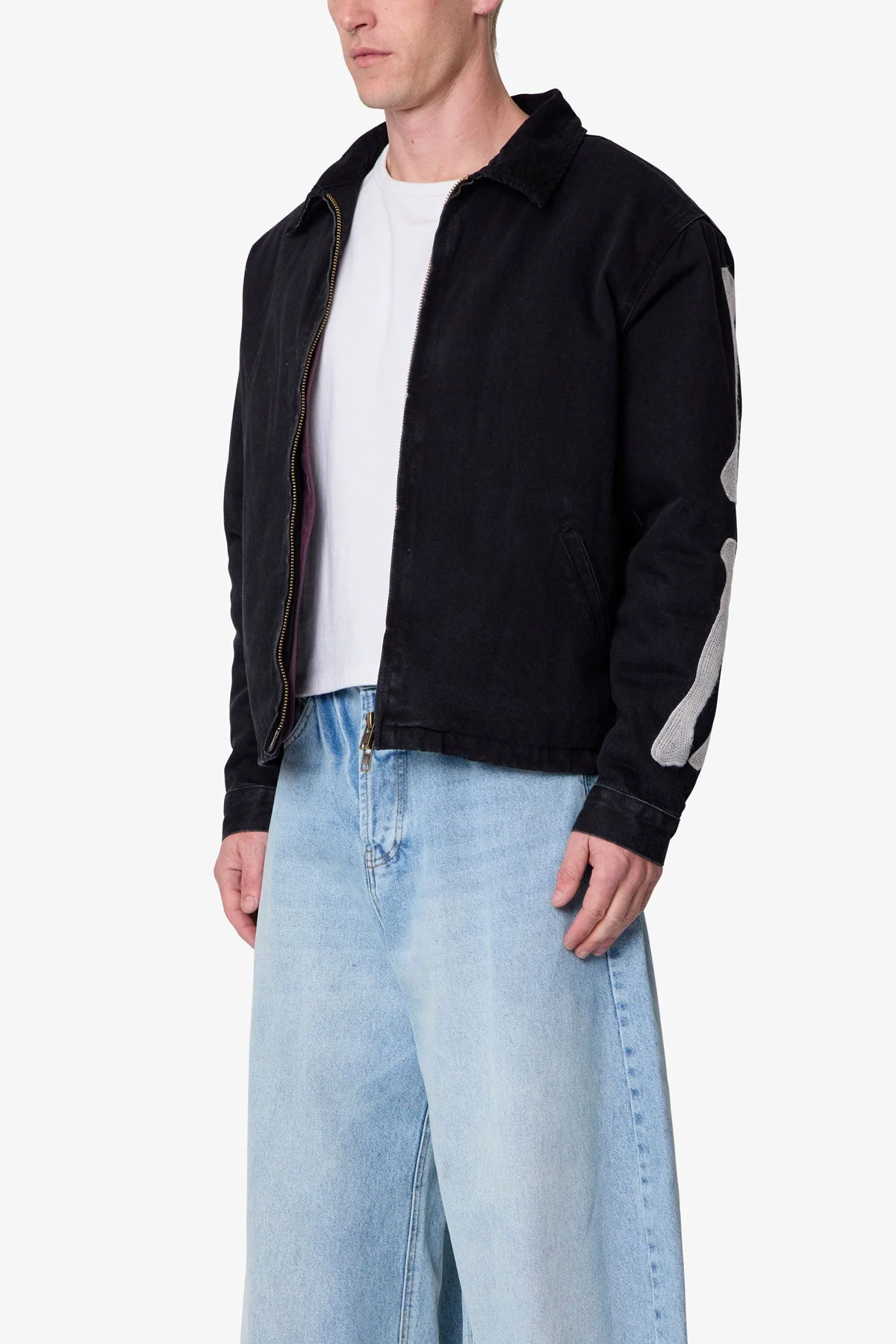 Skeleton Work Jacket - Black - Image 3