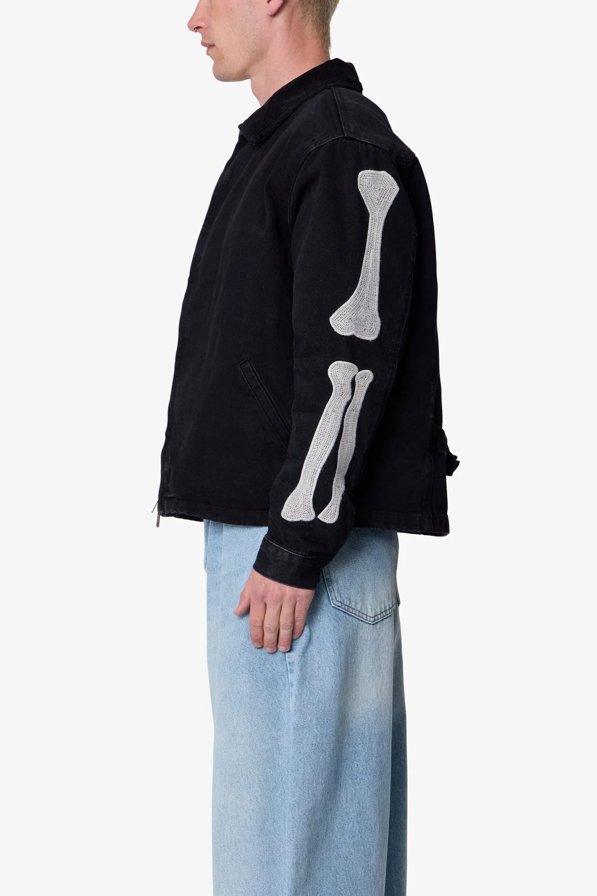 Skeleton Work Jacket - Black - Image 4
