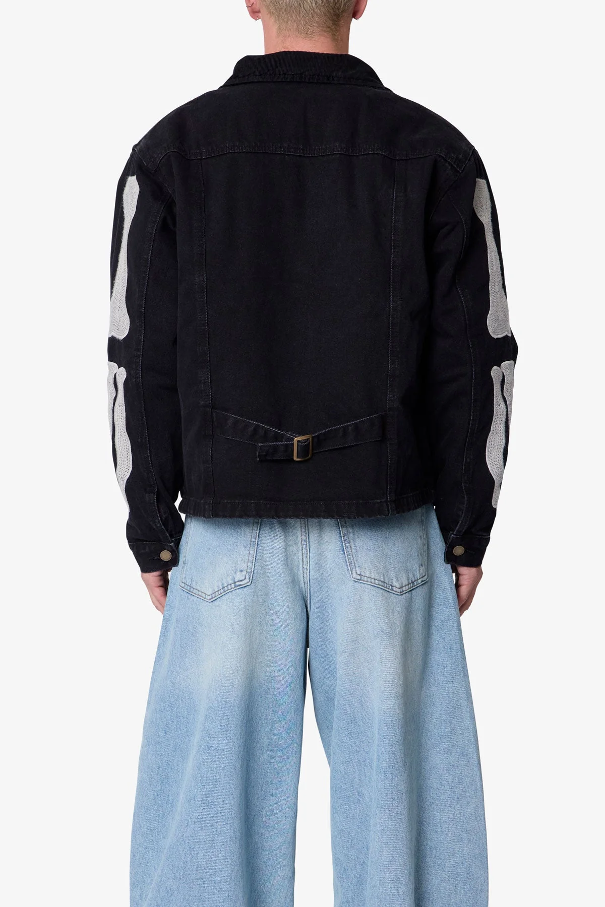 Skeleton Work Jacket - Black - Image 5