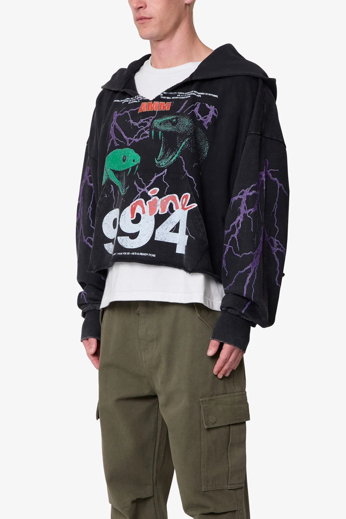 Snake 994 Hoodie - Black - Image 3