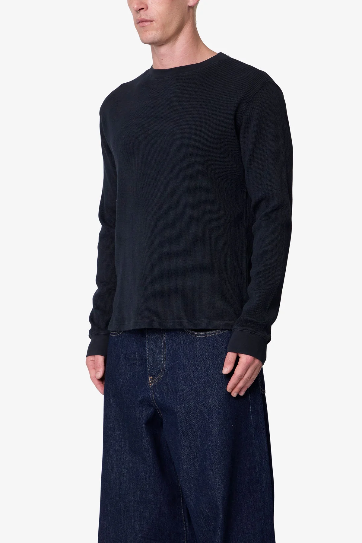 Basic Thermal L/S Tee - Black - Image 3