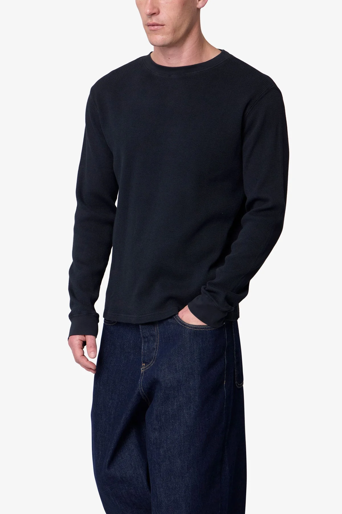 Basic Thermal L/S Tee - Black - Image 6