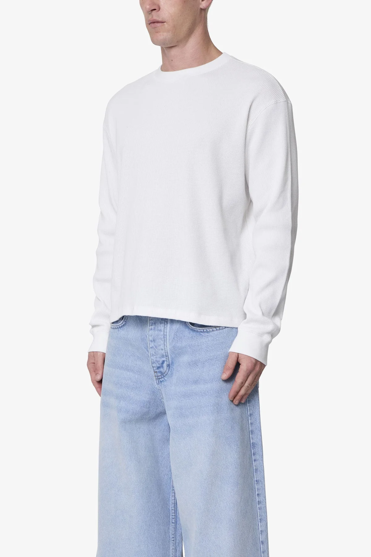 Basic Thermal L/S Tee - White - Image 3