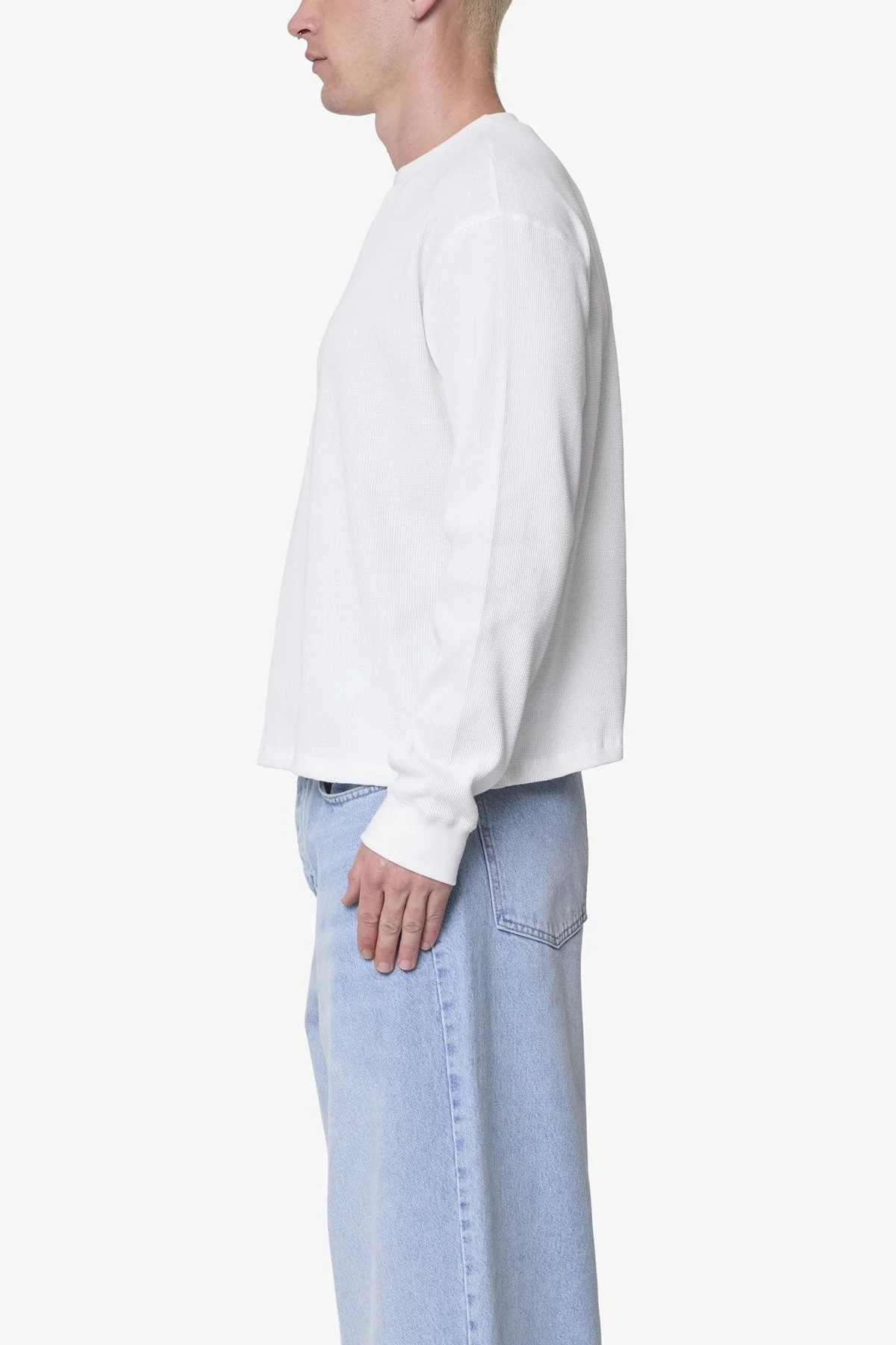 Basic Thermal L/S Tee - White - Image 4