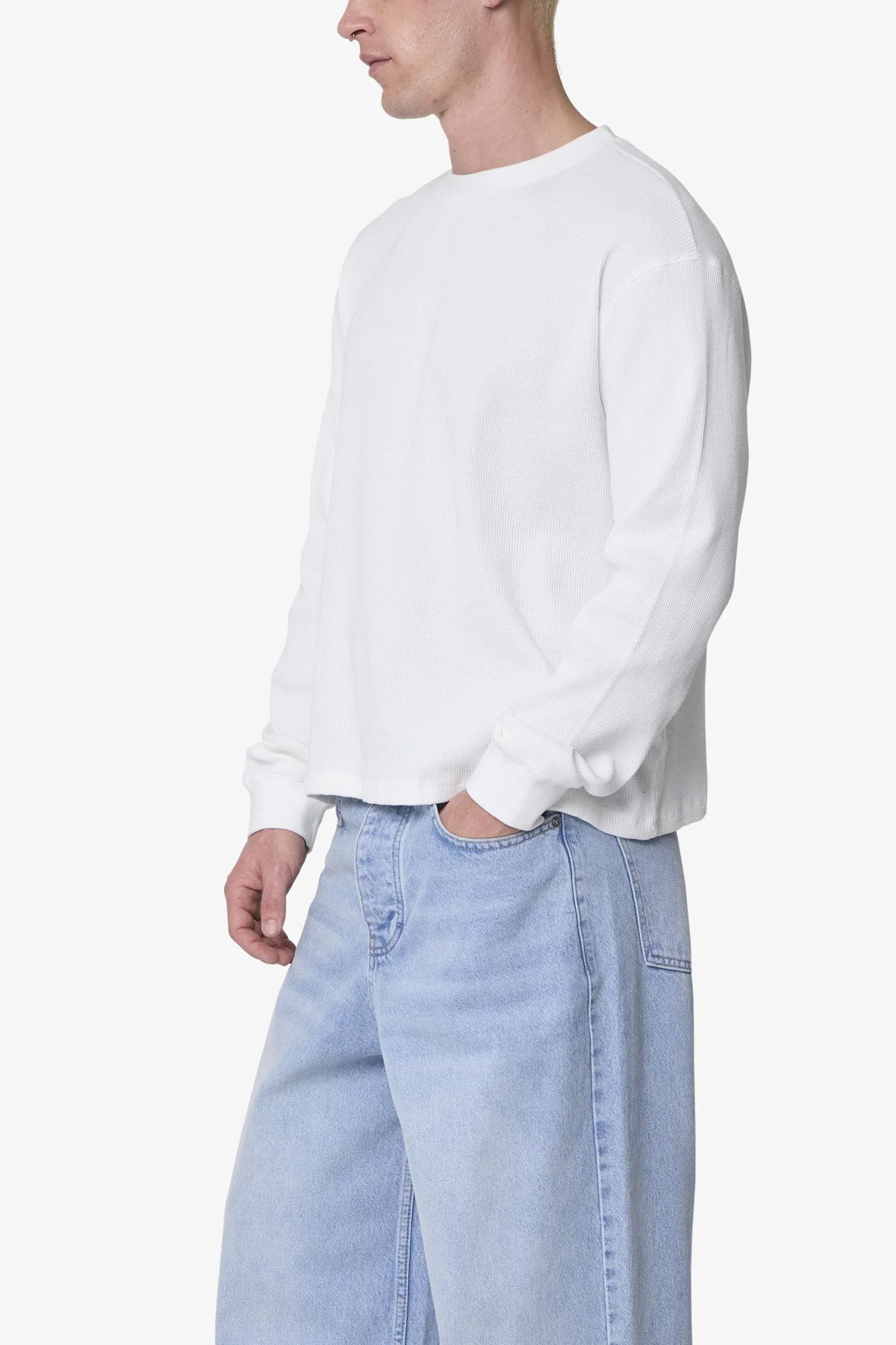 Basic Thermal L/S Tee - White - Image 6