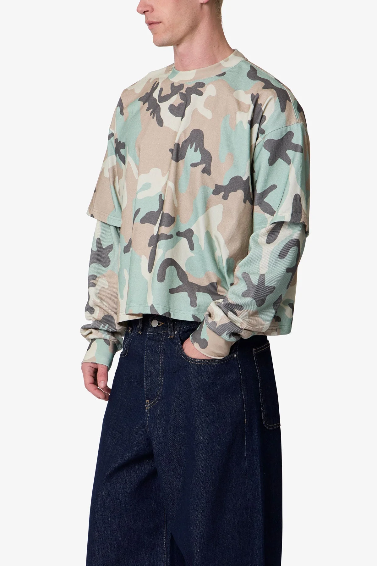 Layered Thermal L/S Tee - Camo - Image 6