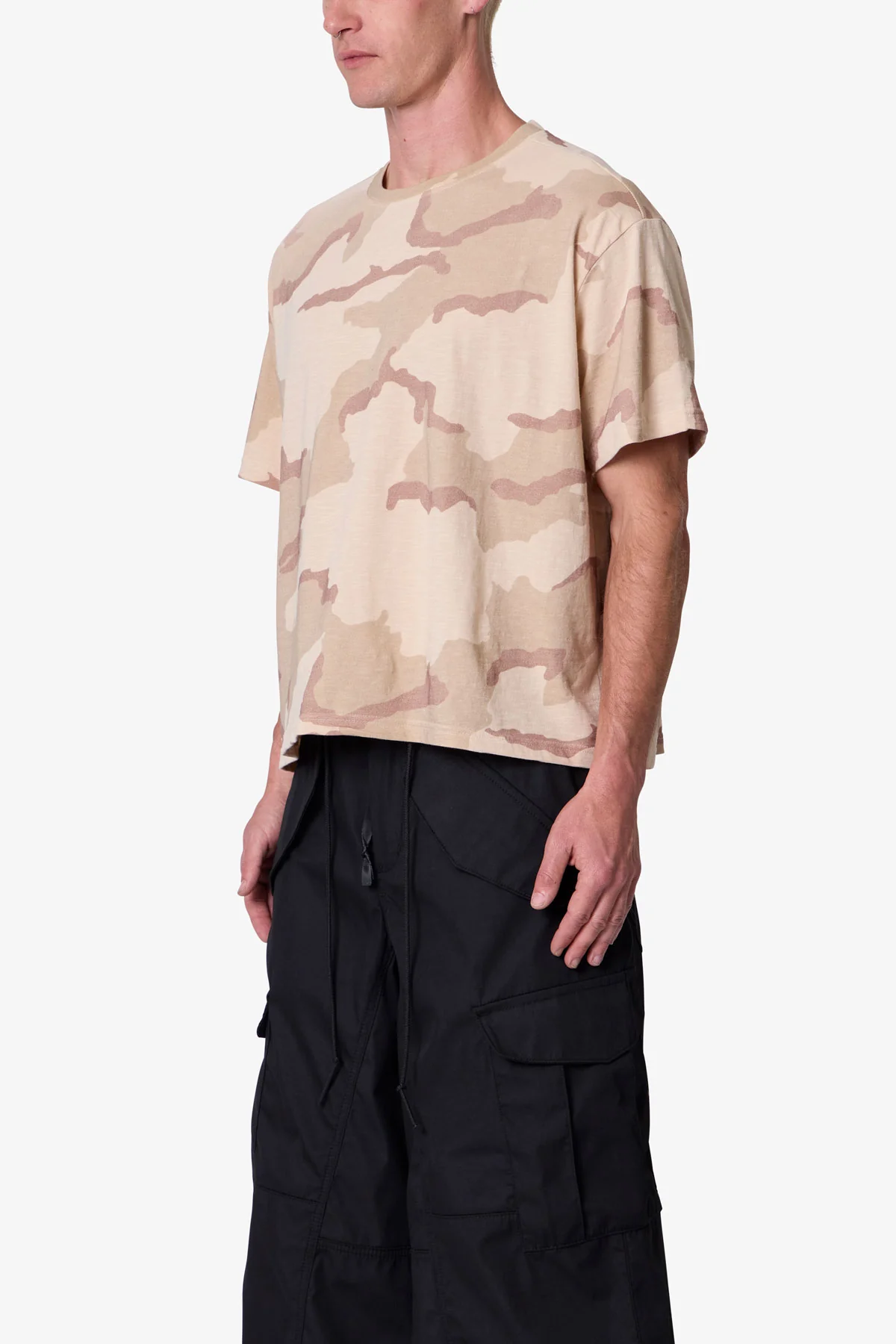 Sprayed Slub Tee - Desert Camo - Image 3