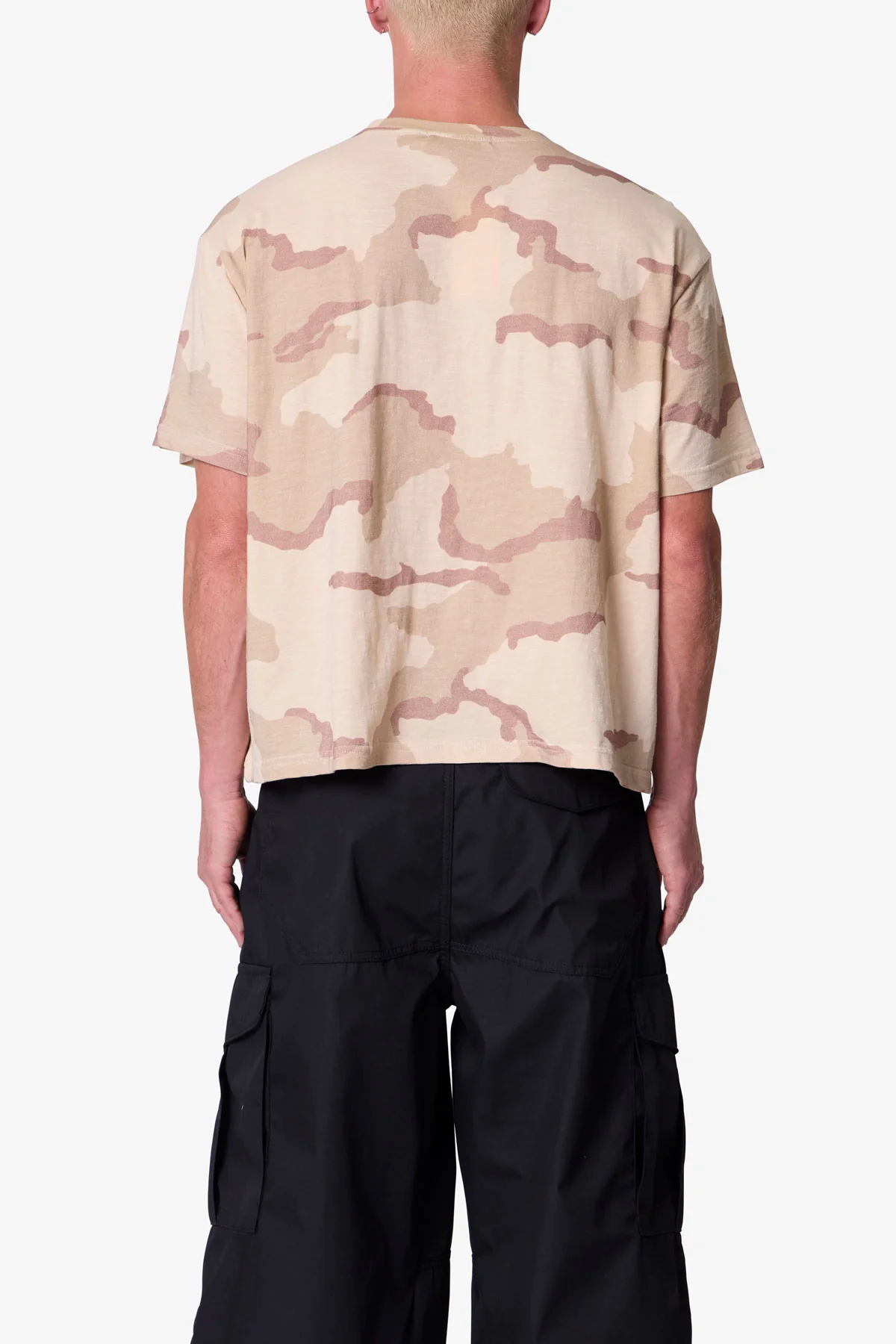 Sprayed Slub Tee - Desert Camo - Image 5