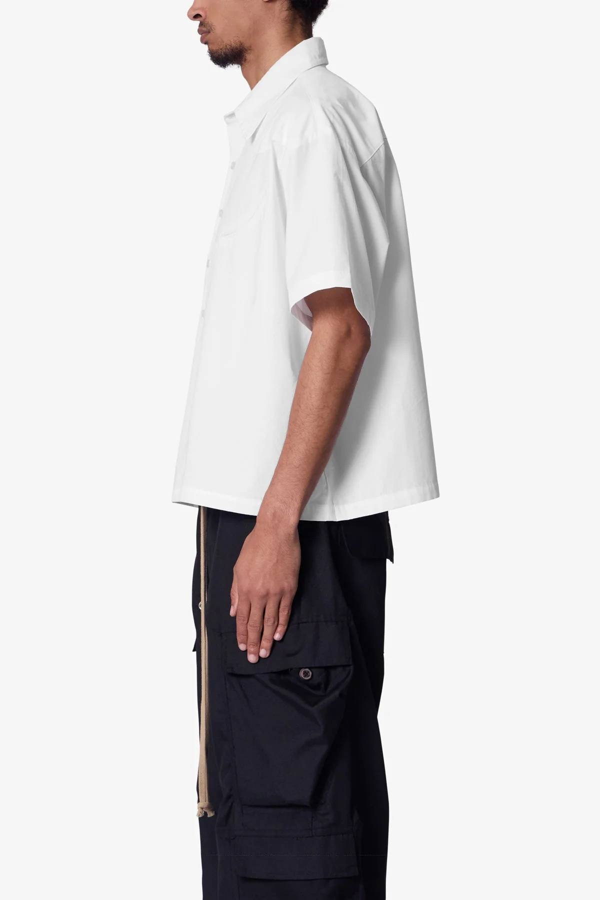 Western Button Up Shirt - White - Image 4