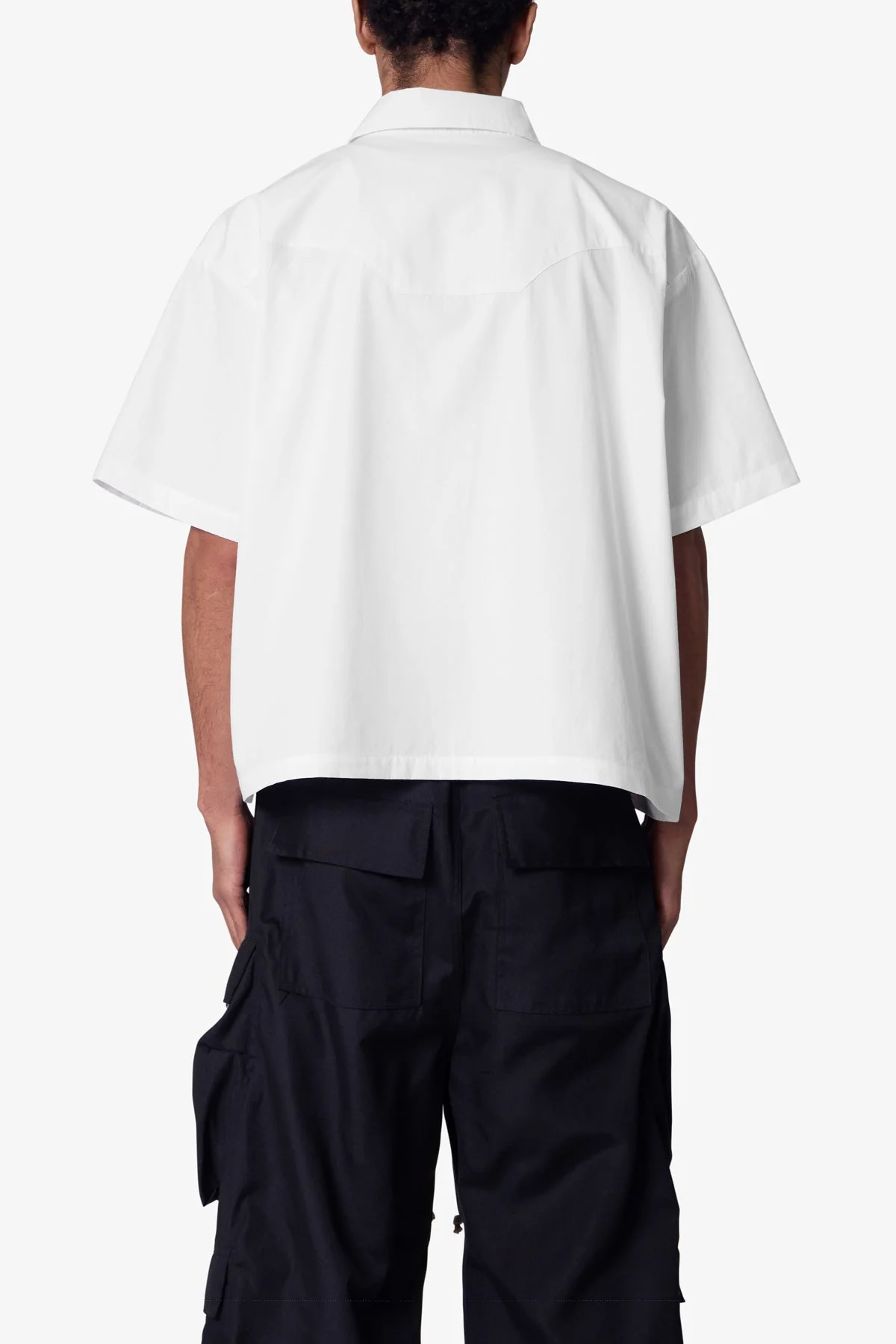 Western Button Up Shirt - White - Image 5